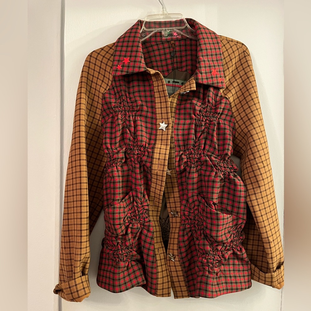 NWT Marc Jacobs Heaven Plaid Jacket